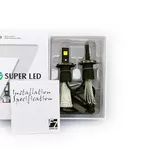 Комплект LED ламп F7 H4 СОВ 6000 K (БіLED)