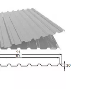 Профнастил ПК-20 (от производителя)