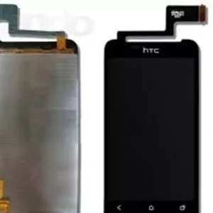 Дисплей (экран) для HTC T328w Desire V,  чёрный,  с тачскрином