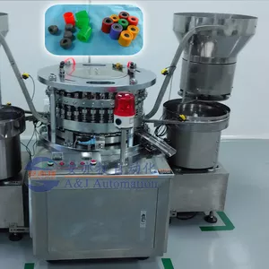 Автоматическая монтирующая машина крышки и резиновой пробки  