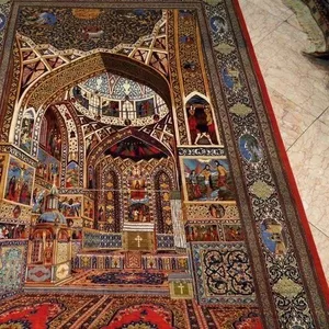 Персидские 100%  шелковые  ковры ручной работы 