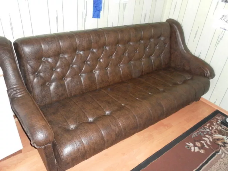 Продам комплект мягкой мебели -  диван + 2 кресла (не раскладные) б/у  3