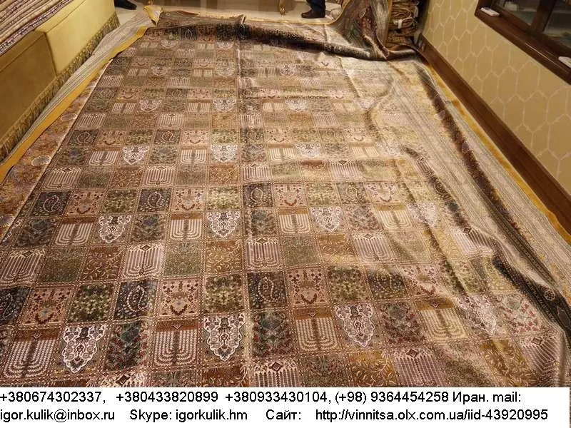 Эксклюзивные   ковры из  100% шелка,  ручной работы  персидские 4