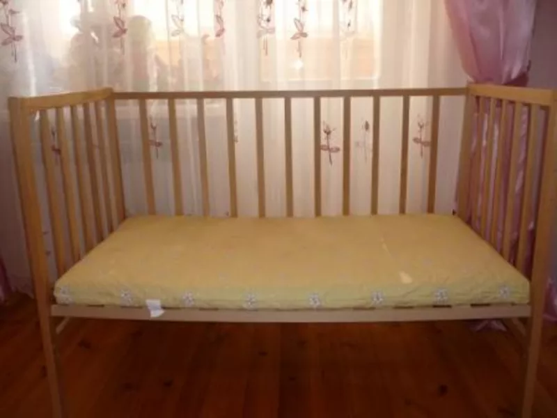 Детская кроватка + матрас кокосовый 2