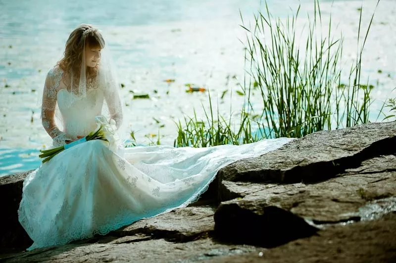 свадебное платье из Италии цвета айворы  2