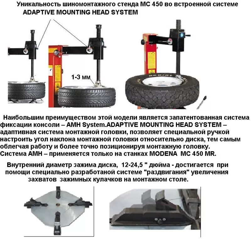 Шиномонтажный стенд для колёс с дисками 9-22