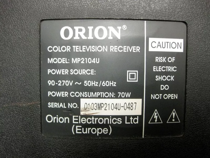 Продам телевизор Орион 6