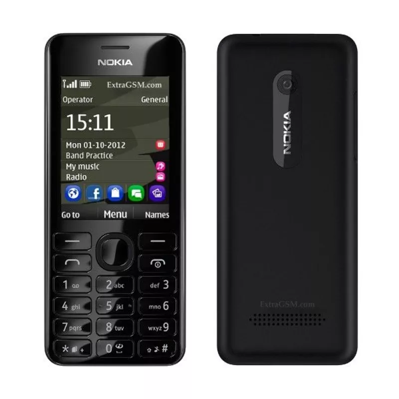 Мобильный телефон  Nokia 206  2 sim  