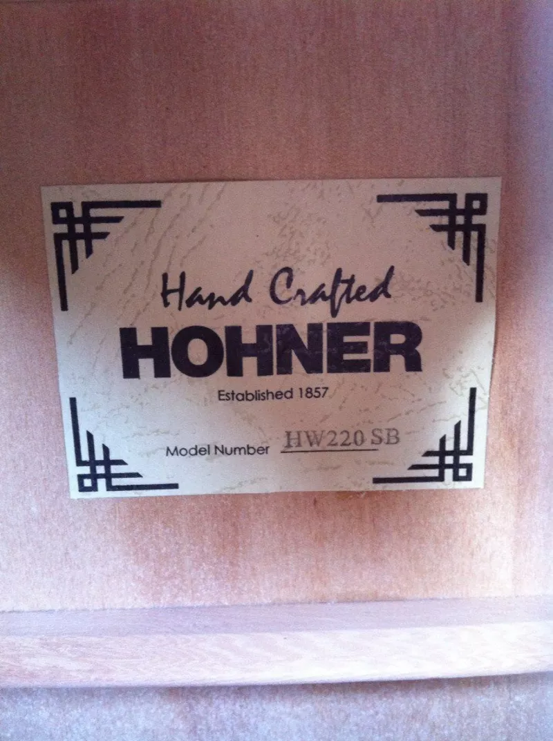 гитара Hohner HW220SB 2