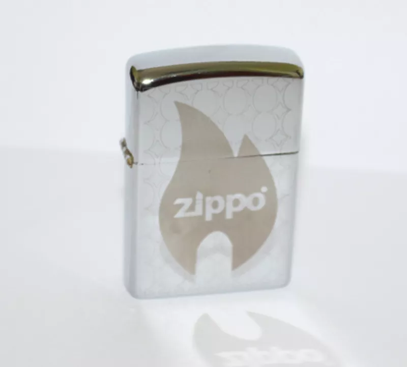 Зажигалка Zippo класик с гравировкой в хроме 3