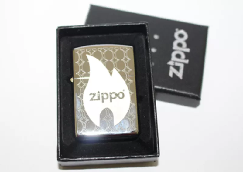 Зажигалка Zippo класик с гравировкой в хроме 4