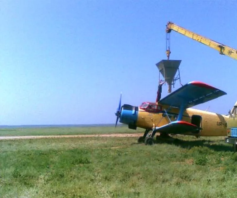 Подкормка озимых с вертолета самолета ан-2 2