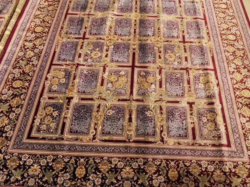 Персидские 100%  шелковые  ковры ручной работы  13