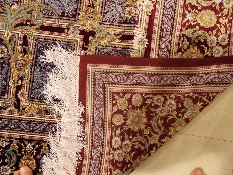 Персидские 100%  шелковые  ковры ручной работы  14