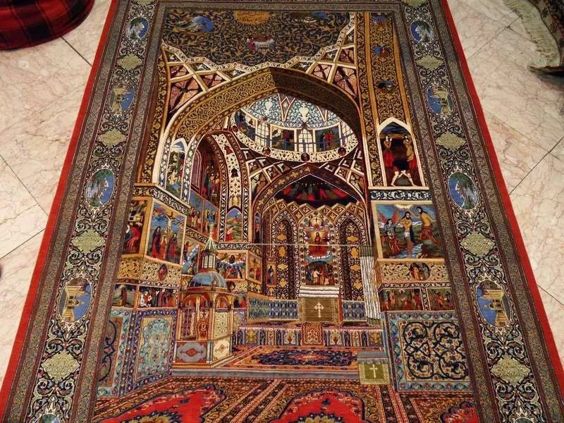 Персидские 100%  шелковые  ковры ручной работы 